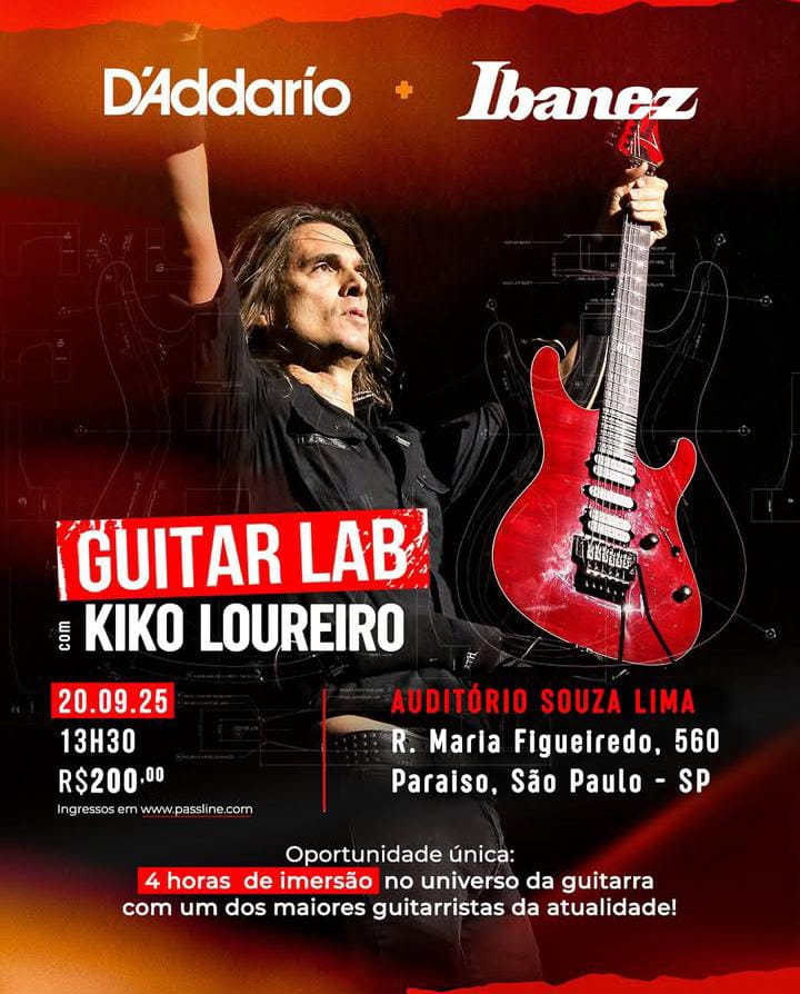 Guitar Lab com Kiko Loureiro - Souza Lima