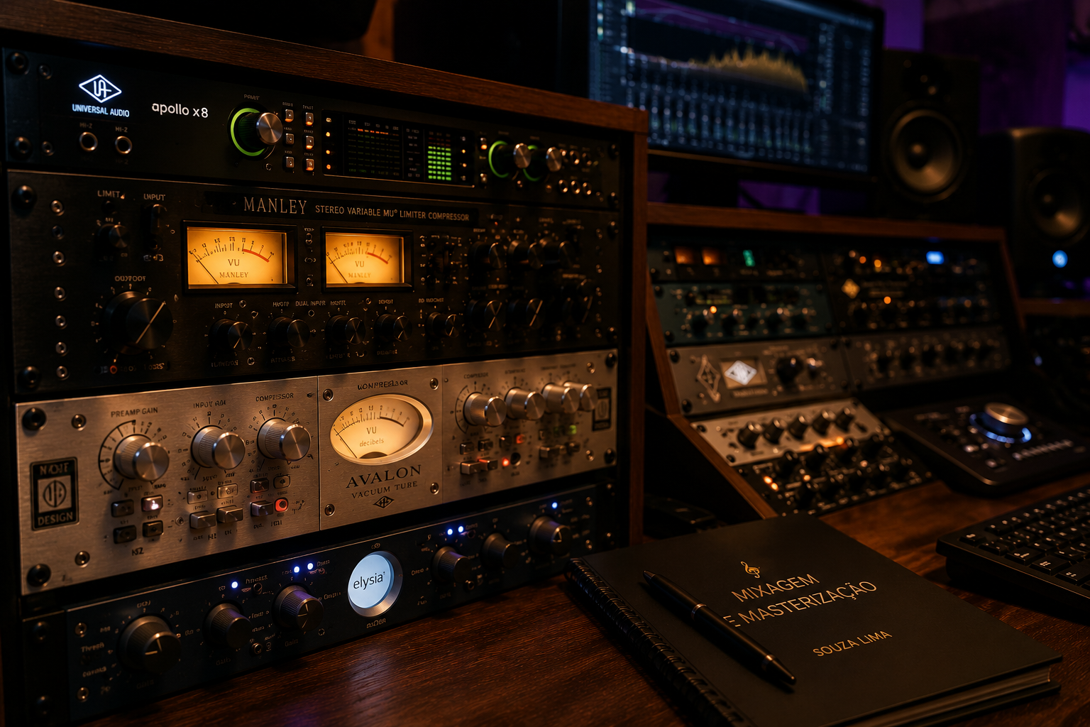 Equipamento de áudio profissional